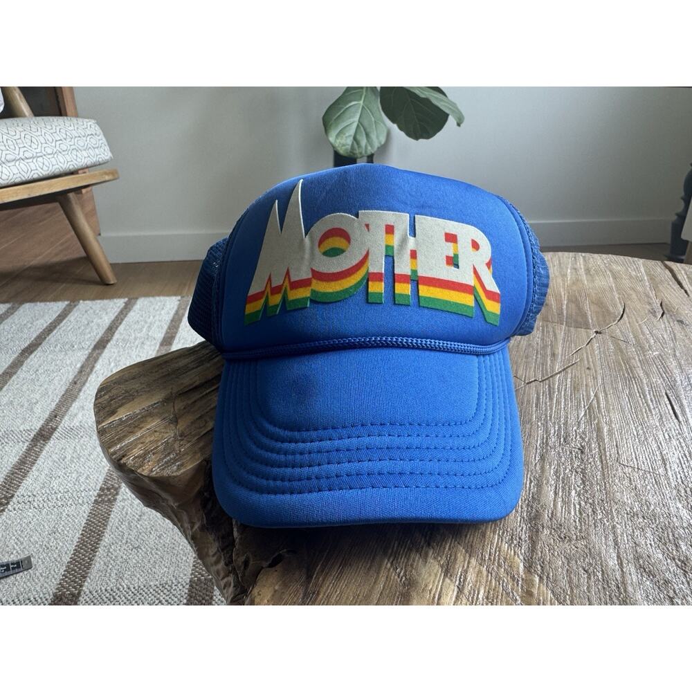 Mother The 10-4 Seeing Blue Trucker Hat OS Blue Retro The Dugout